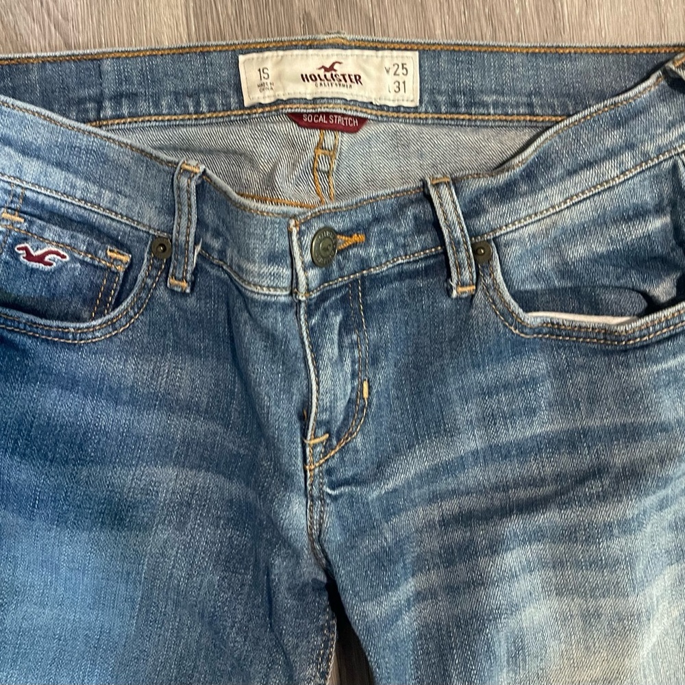 Hollister Women's Light Blue Skinny Jeans
